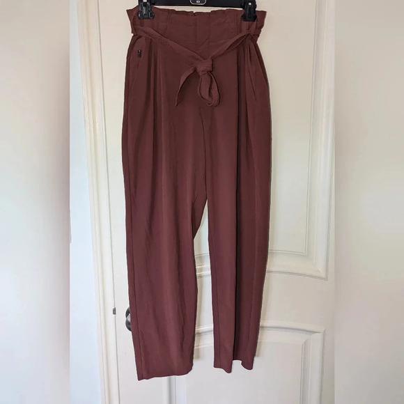 Maroon Paperboy Pant Athleta Size 12 Skyline Pant II - Picture 2 of 5